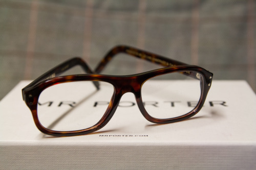 Kingsman - Mr. Porter + Cutler and Gross Square-Frame Tortoiseshell Acetate Optical GlassesI just re