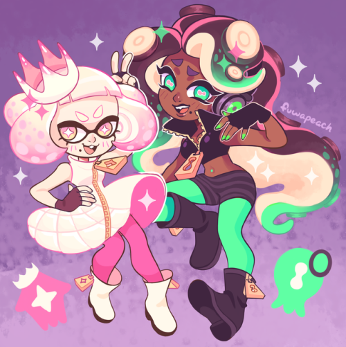 fuwapeach:all of my love and support for these new splat gorls ✨ 