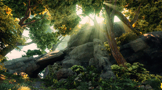 spacedameron:The Emerald Graves scenery