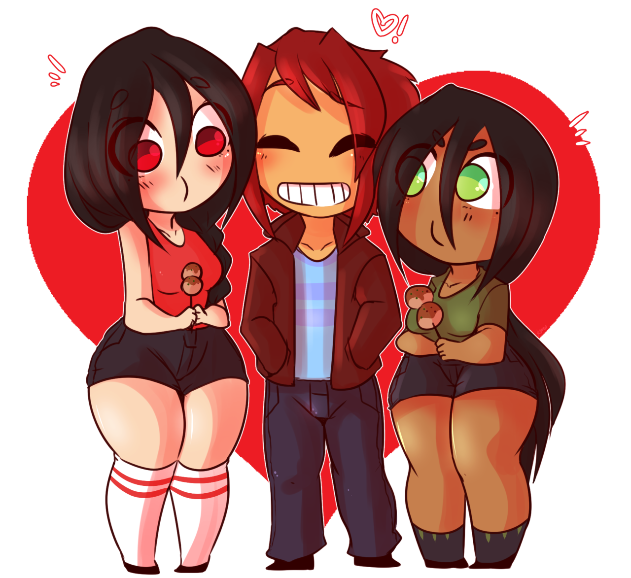 queenchikkbug:  Cyrus decided to take his girls on a date 8) also a gift for darkdetermination