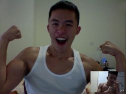 onlysgboys:  SG hotties Chris Chen (white singlet)  Jerome Alexander Chan 