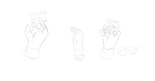 Hands But Only Heavy's Spy's Sniper's Hands :)