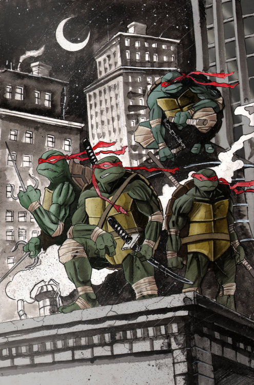 tmnt-metal: Ninja Turtles by Tyler Champion