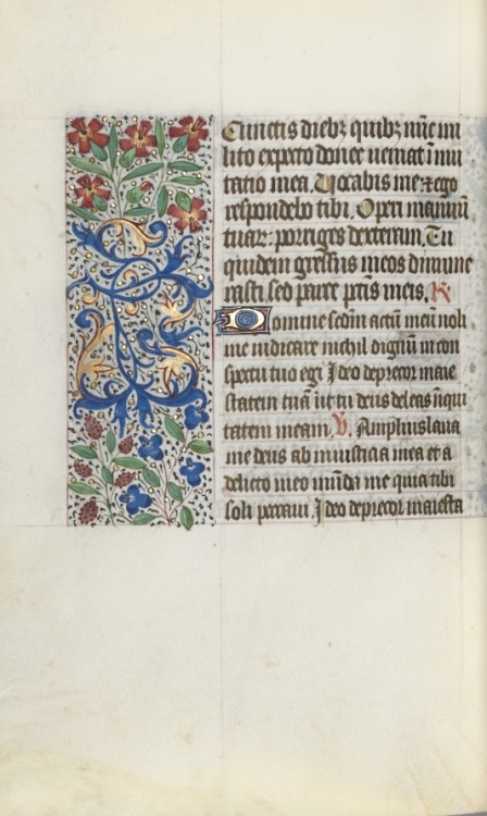 cma-medieval-art: Book of Hours (Use of Rouen): fol. 124v, Master of the Geneva Latini, c. 1470, Cle