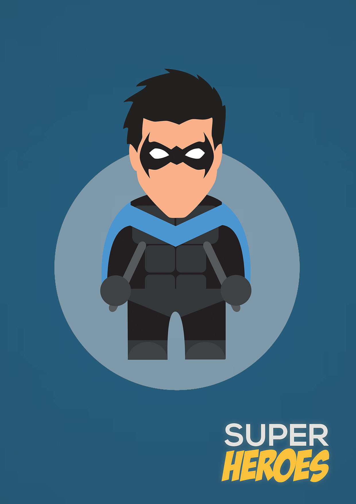 herochan:  DC Superheroes Created by John Sideris 