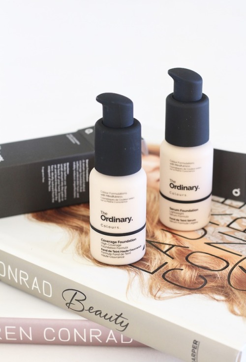 The Ordinary Coverage VS. Serum FoundationI am SO excited to be writing this post right now. These f