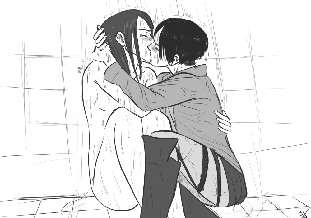drinkyourfuckingmilk:  Levi’s attempts at cheering up Hange are terrible but it