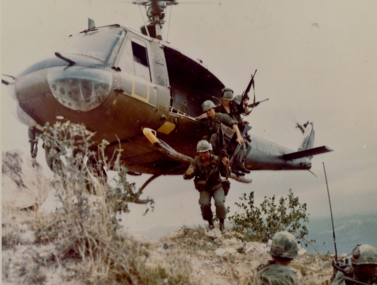 warinvietnam:  1st Cavalry Division during air assault, Operation Oregon 4-1967