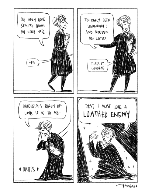 apitnobaka: in which draco malfoy discovered shakespeare.