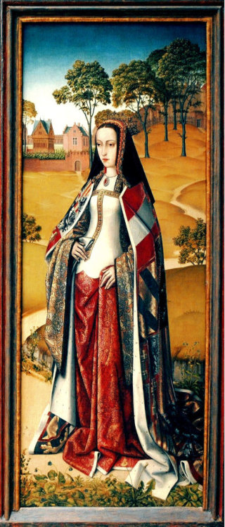 latristereina: La Corona Partida + Juana I’s costume inspired by the painting “Feli