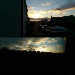 Yesterday evening/this morning #eveningsun #eveningsunset #morningsun #morningsunrise