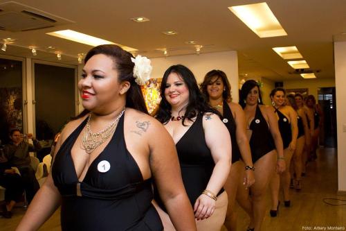 planetofthickbeautifulwomen:  Brazilian Plus Size Models @ I Concurso Garota Fique Linda Lingerie Plus Size Fashion Show 2012 