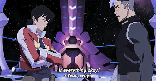 jyonzu: shirosrighthandman: This is one of my favorite Sheith moments. The way they both just sort 