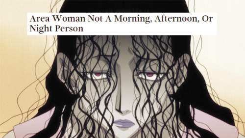 flyingcorpseinthesky: ah yes, my biggest contribution to hxh fandom: the onion headlines