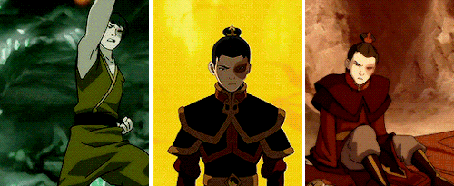 Zuko + (almost) Every Wardrobe Change Throughout Avatar The Last Airbender