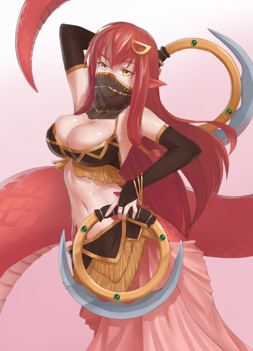 jiffic:  A commission of Miia in her traditional porn pictures