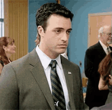 Dan Egan From Veep With Blue Theme And Themes Of Coffee+typing+ties (?)
