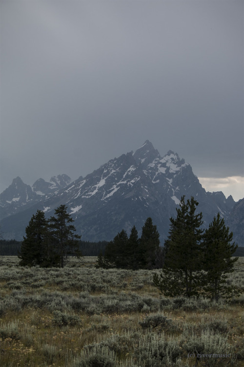 Rain gathering over the Grand: Grand Teton National Park, Wyomingriverwindphotography, July 2018