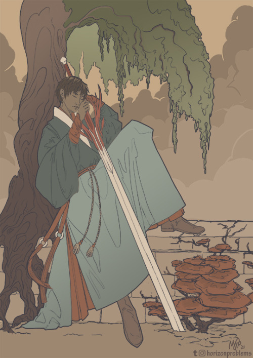 horizonproblems: Honestly I just wanted to draw Ren in hanfu