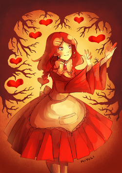 miyuli:  The Girl harvesting hearts. This