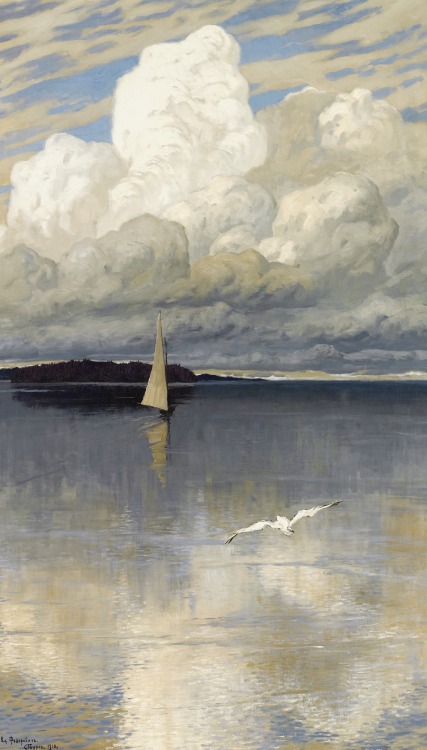 freystupid: Calm Waters, 1910,  Vladimir Nikolaevich Fedorovich (1871-1928)