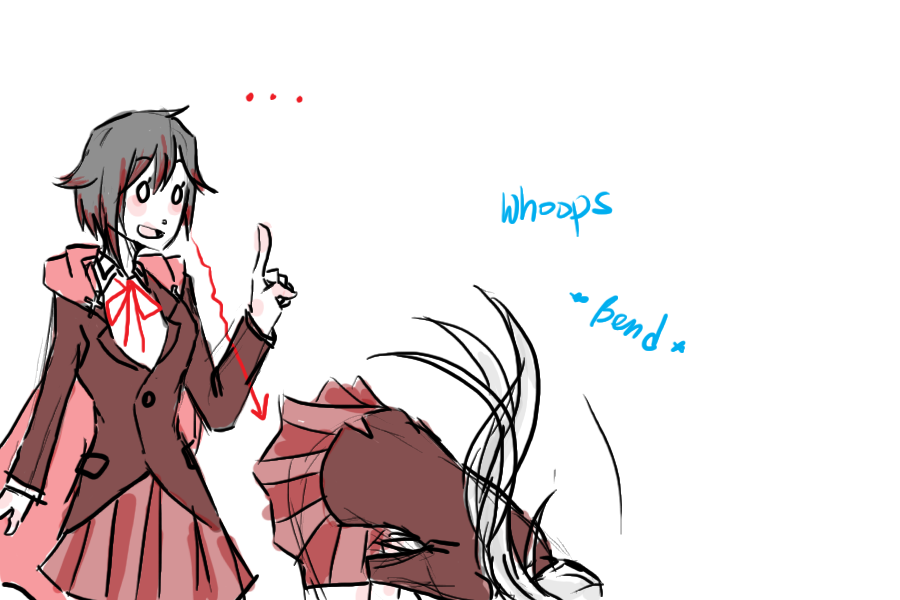 lycanheiress:  Ruby: I- I mean, Weiss..? Not sorry. 