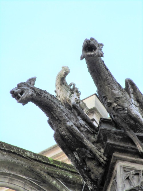 The gargoyles of Temple Saint-Éloi in Rouen, FrancePhotos by Charles Reeza, October 16, 2021Notice i