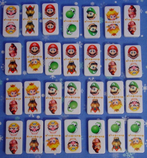 Porn suppermariobroth:  Mario dominoes.  photos