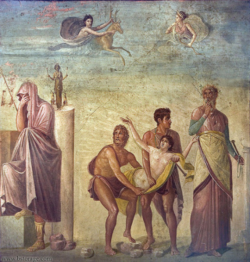 classical-beauty-of-the-past:Frescoes from Pompeii  by William Storage