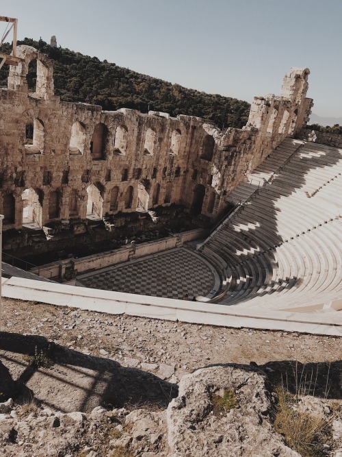winedark:herodes theatre, athens, greece.jan 2020.