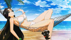 shinobitenshin:A day at the beach for the Kagura girls.Enjoy.