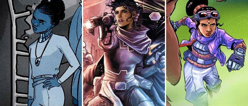 gffa:  Star Wars Women of ColorAdi Gallia, Stass Allie, Bultar Swan, Queen Jamillia,