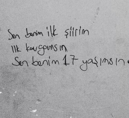 beklentileruzer:  Aşkın yaşı on yedidir Ayşe. Ben bugün sayende 18'ime basıyorum.Hoşçakal.