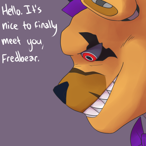 Said789 on X: Remember that Nightmare Fredbear is taller than