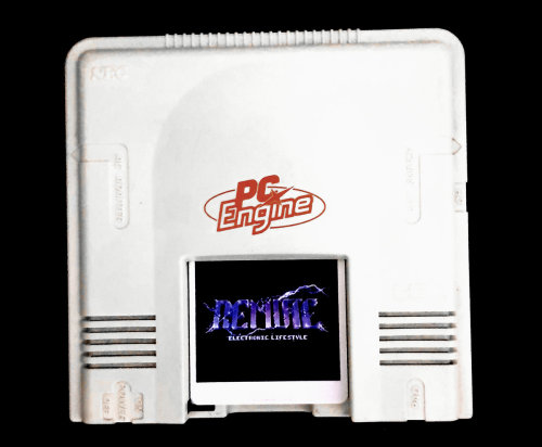 Remute music release on a Pc Engine Hu CardRemute Link 