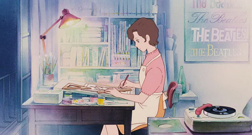 cinemamonamour: 1966 Tokyo in Only Yesterday (Isao Takahata, 1991)