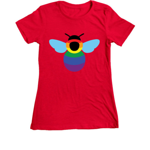 NEW Rainbow Bee Tee available through 10/6! Available in multiple cuts and colors.20% of the profits