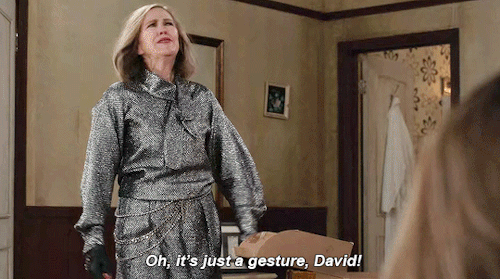 sweatersinthesummer:BREWERROSE APPRECIATION WEEK: Day 3 → Favorite QuoteOh, it’s just a gesture, David! Stop being so literal. 