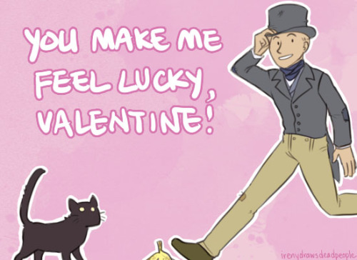 irenydrawsdeadpeople: a collection of last year’s valentines for all your citizen-wooing needs