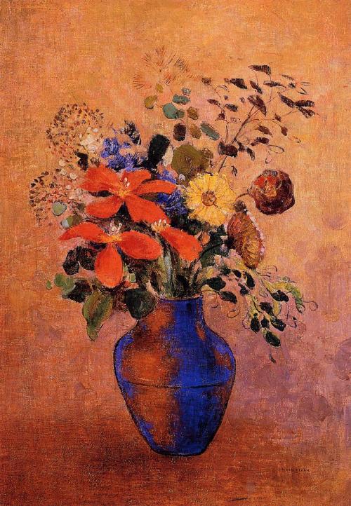 XXX artist-redon:  Vase of Flowers, 1900, Odilon photo