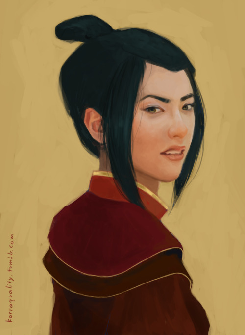 korraquality:i never pass up a chance to draw azula yo.  one day i will cosplay her.  prom