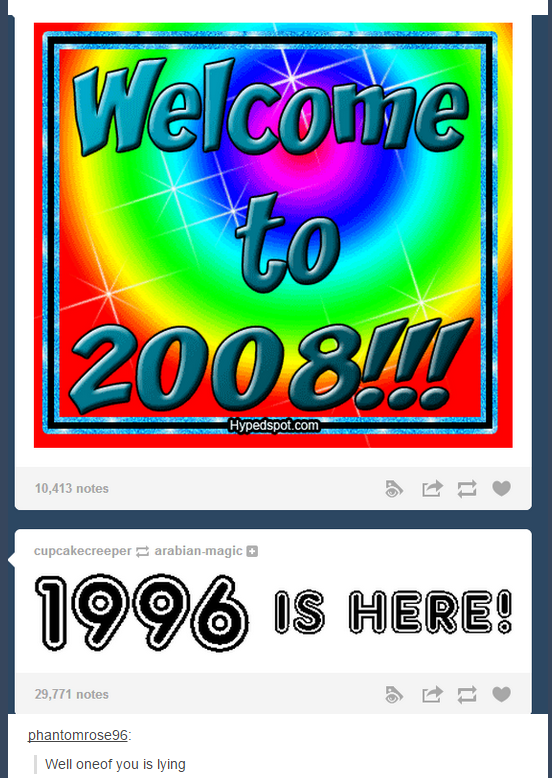 itsstuckyinmyhead:  New Years on Tumblr