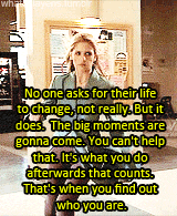 ultrerego:  whataslayeris: BtVS + life lessons   Oh Buffy