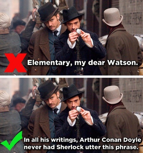 tastefullyoffensive:  The Actual Lines From Movies That People Always Say Wrong [via]Previously: Overused Movie Poster Cliches 