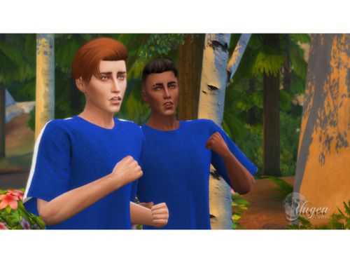 shibuisims: Shibui Sims Jogging Posepack  Includes 7 poses: - 2 poses jogging with 3 - 5 poses joggi