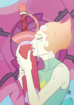 mjbarros:  Pearl is one of my favorite Steven Universe character. At the beginning of the show she didn’t like me a lot, but now, wow, she is amazing, is a complex character, she has so many lights and shadows, is so human. I really love this show.Hope