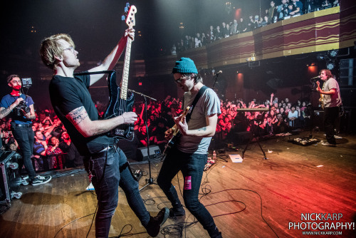 Modern Baseball at Something In The Way Festival at Webster Hall in NYC on 12/14/16.www.nickkarp.com