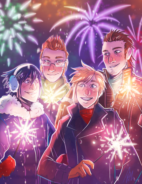 Happy New Year from the boys~!!!