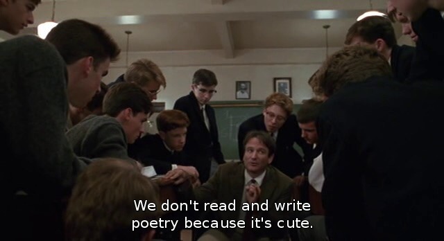poetic&mdash;love:  “…I am in love with life…”