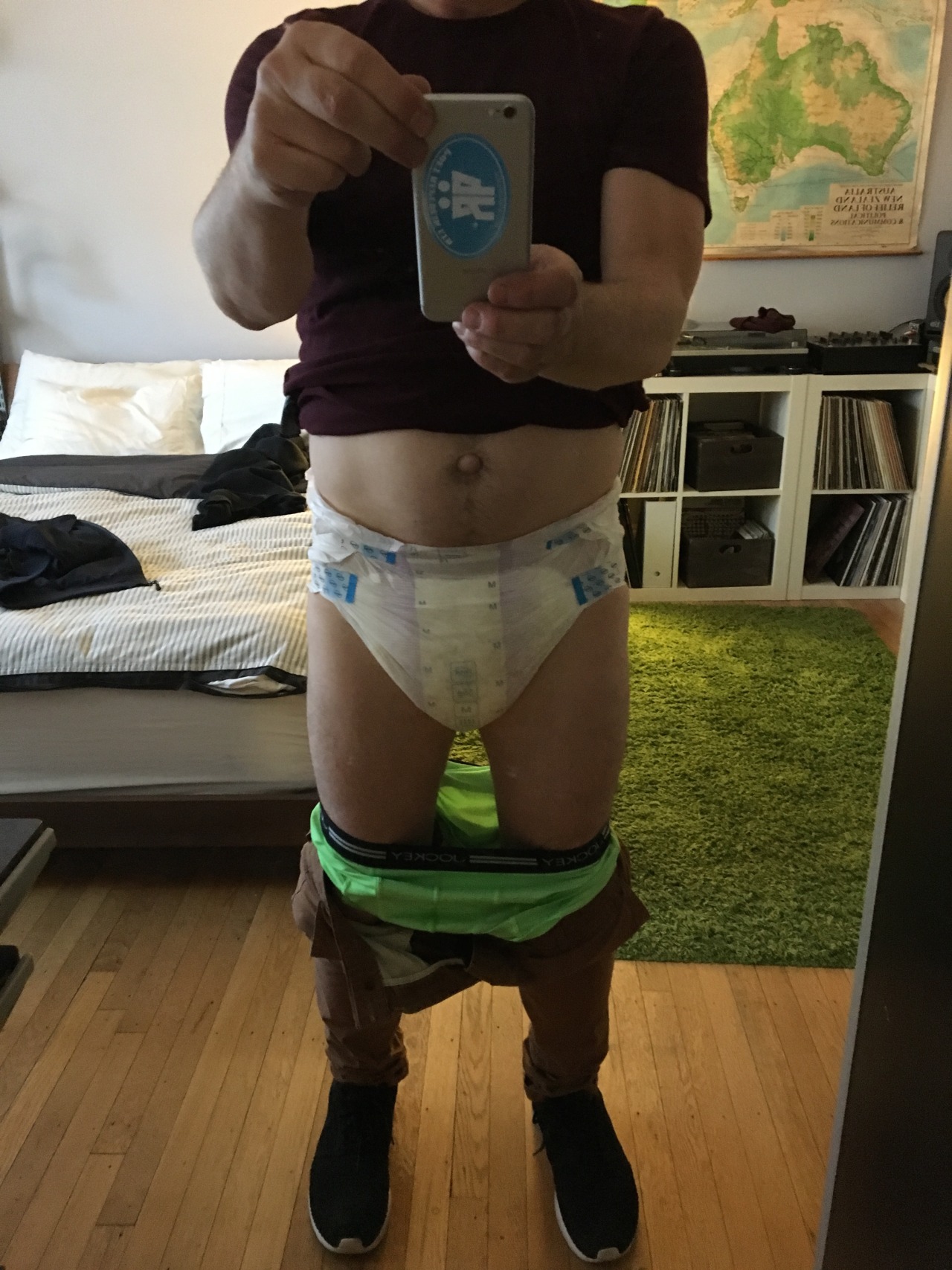 wetscruff:Tena active fit are such a perfect daily diaper. 6 hours no problem, no